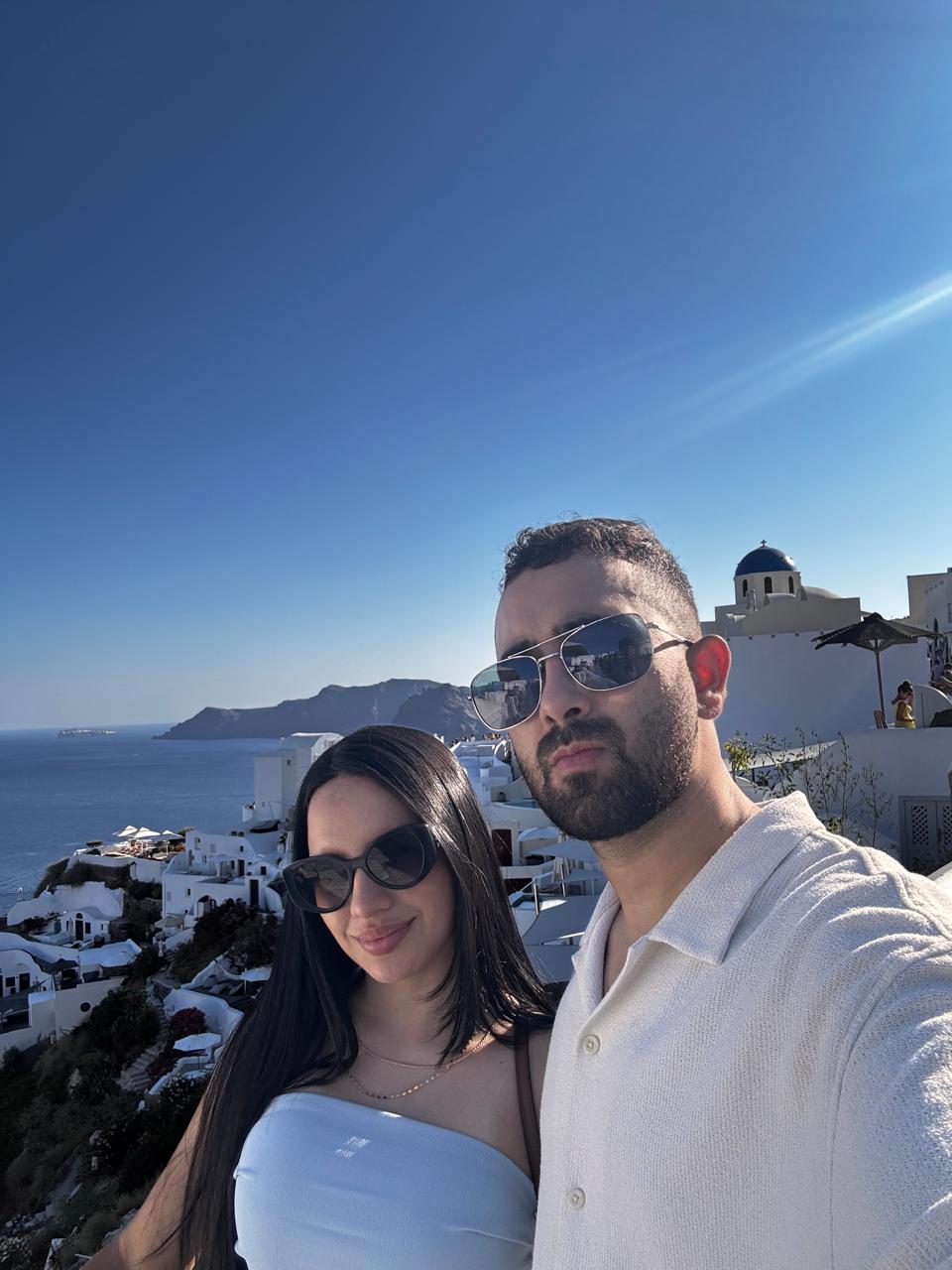 La caldera de Oia detrás de nosotros